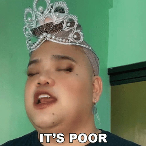 Gay In Crown Say It's Poor GIF