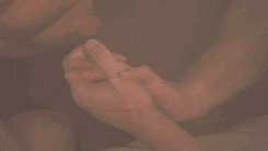 Gay Kiss Holding Hands GIF