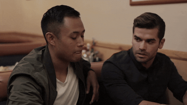 Gay Kiss Intense Love Affair GIF