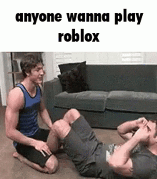 Gay Kissing Roblox Meme GIF