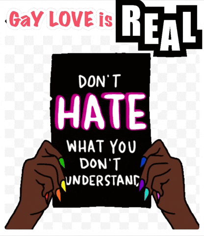 Gay Love Is Real Poster GIF