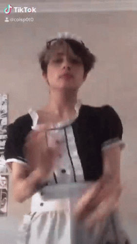 Gay Youtuber Maids Attire Dancing Meme GIF