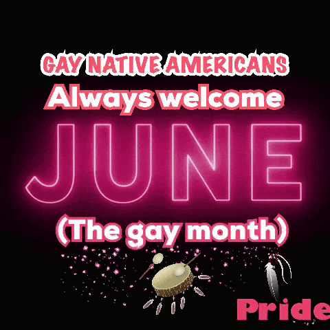 Gay Native Americans Welcome Poster
