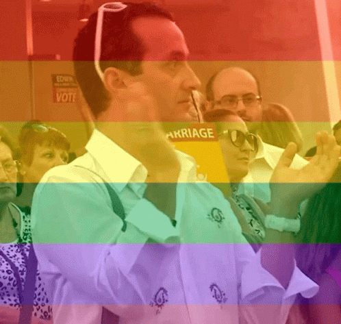 Gay Pride Colors Shade GIF