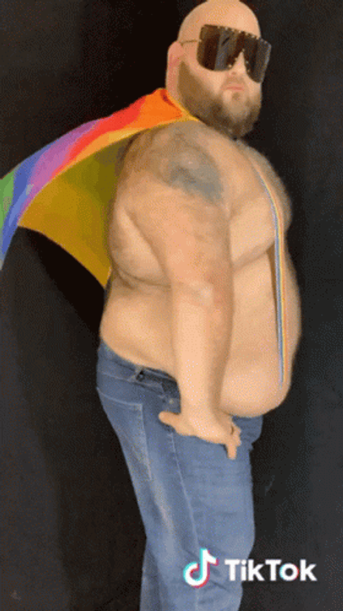 Gay Pride Month Cape Meme GIF