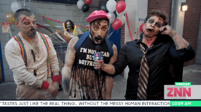 Gay Zombie Messi Funny GIF