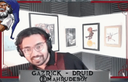 Gazrick Druid Smiling Video