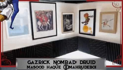Gazrick Nomrad Druid Sign