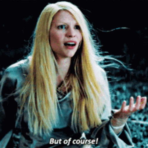 But Of Course Claire Danes GIF