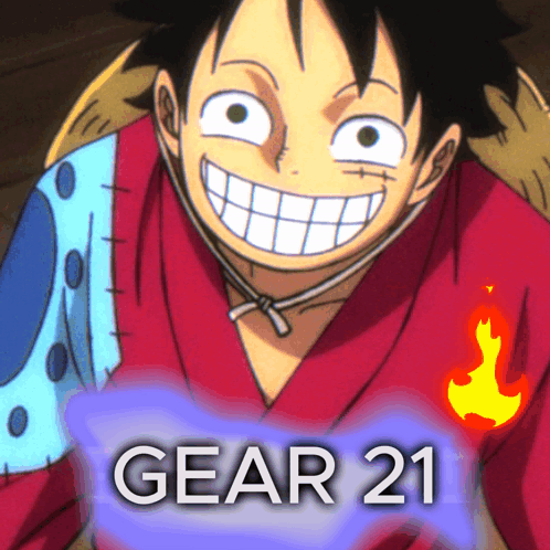 Gear 21 Monkey D. Luffy GIF
