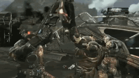 Gear Of Wars Video Game Battle GIF