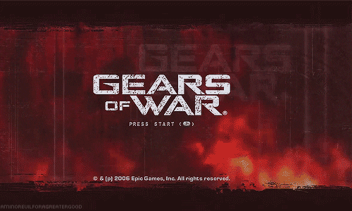 Gears Of Wars Start Page GIF