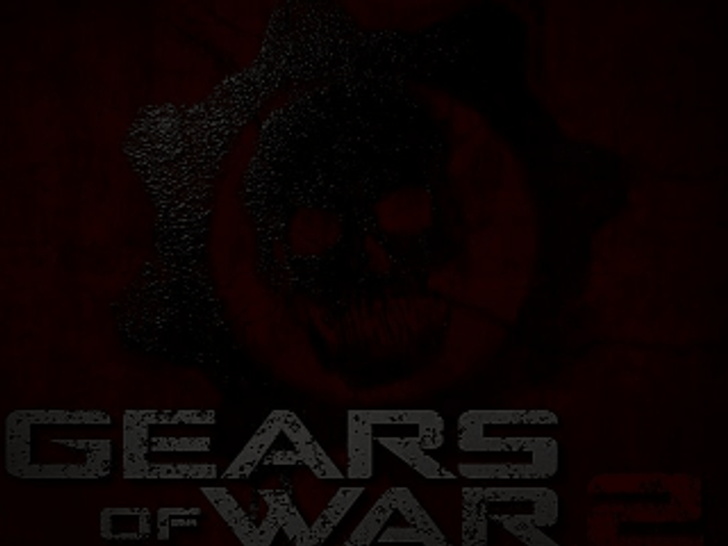 gears of war logo white