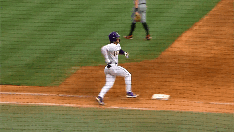 Geaux Tigers Baseball Home Run GIF