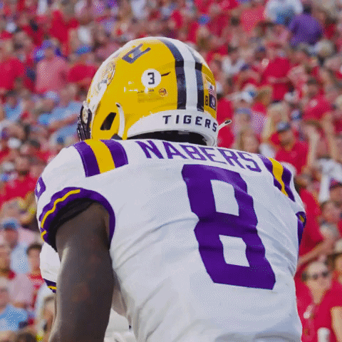 Geaux Tigers Kyren Lacy Gun Dance GIF