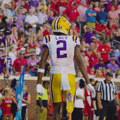 Geaux Tigers Kyren Lacy Hopping GIF