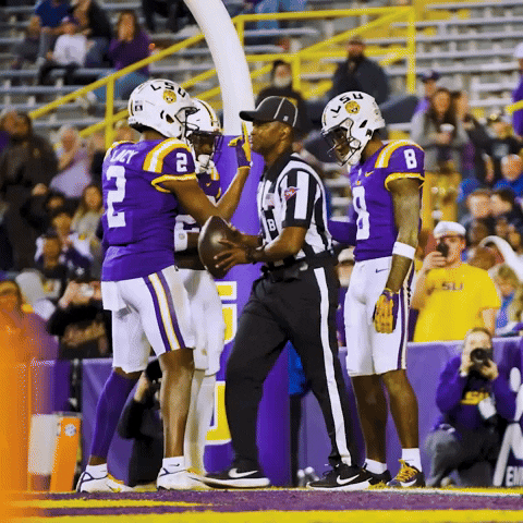 Geaux Tigers Lacy Nabers Handshake Nfl GIF