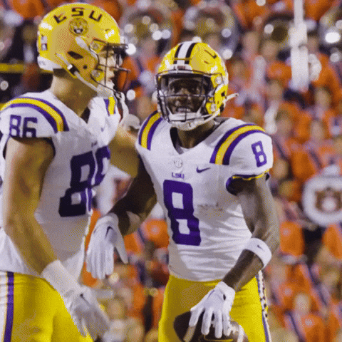 Geaux Tigers Nabers Call Me Sign GIF
