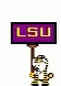 Geaux Tigers Pixelated Cheer GIF