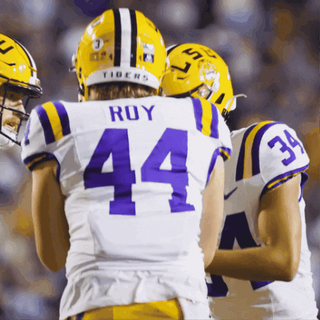 Geaux Tigers Pointing In The Sky Nfl GIF
