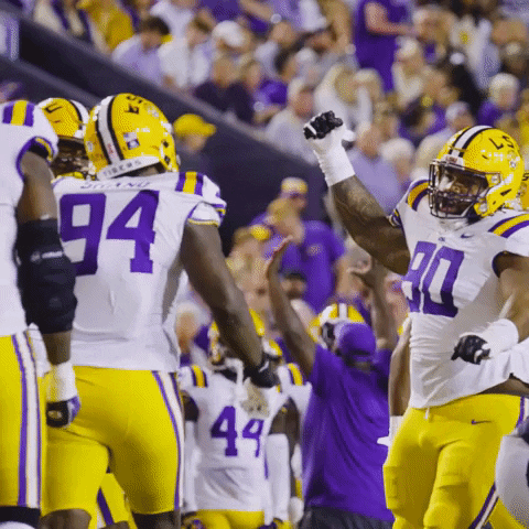 Geaux Tigers Shoulder Shake Nfl GIF