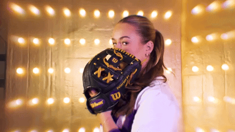 Geaux Tigers Softball Photoshoot GIF
