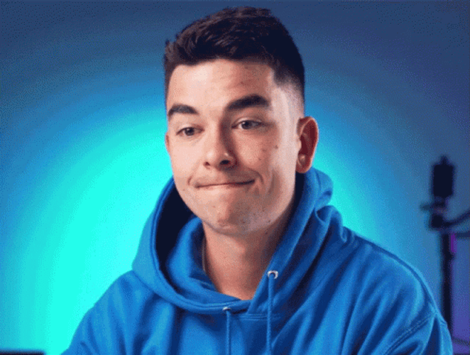 Geekboy Smiling Sarcasm  GIF