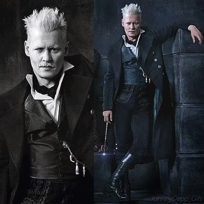 Gellert Grindelwald Black Smoke GIF