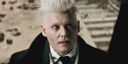 Gellert Grindelwald Talking To Someone GIF