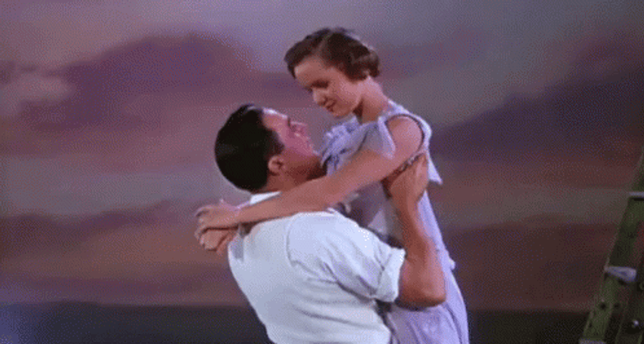 Gene Kelly Debbie Reynolds Sweet Singing In The Rain GIF