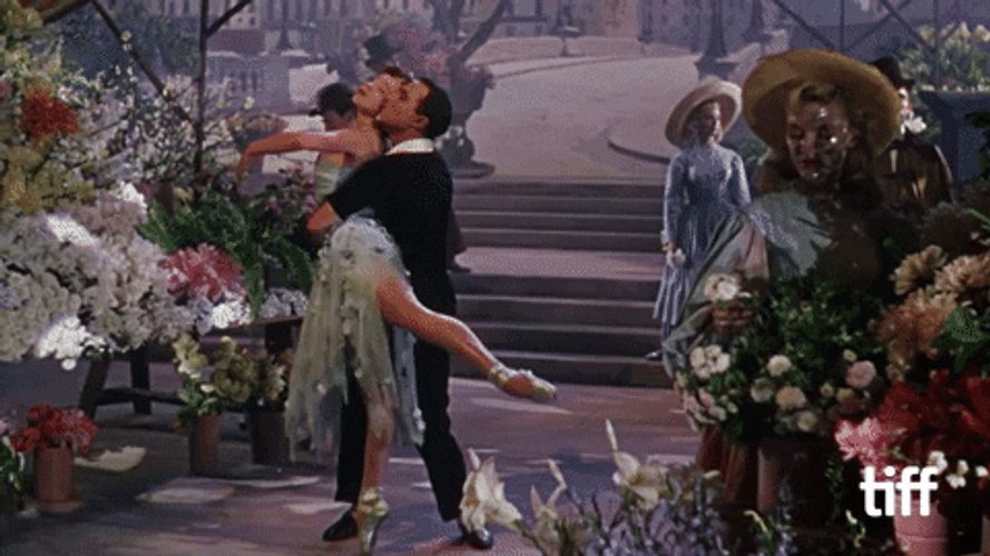 Gene Kelly Musicals With Tumblr Flower GIF