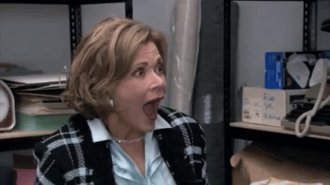 Gene Parmesan Lucille Bluth Arrested Development GIF