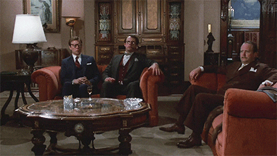 Gene Parmesan Martin Mull Cross Legs GIF