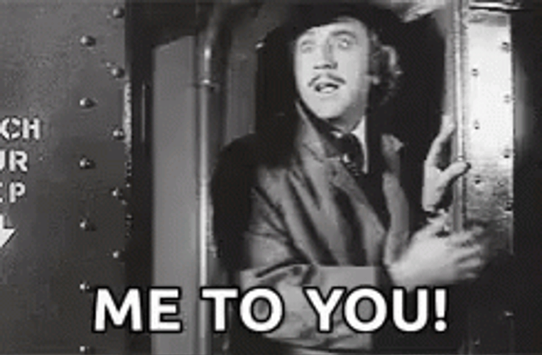 Gene Wilder Blowing Kiss GIF
