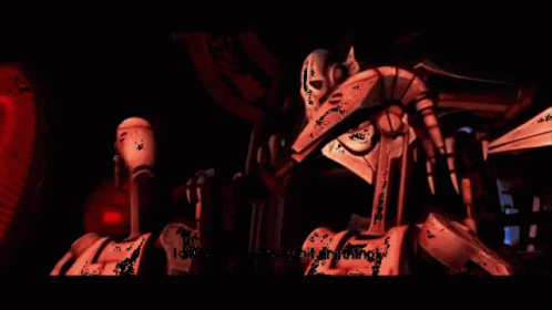 General Grievous Hit Slap Bonk GIF