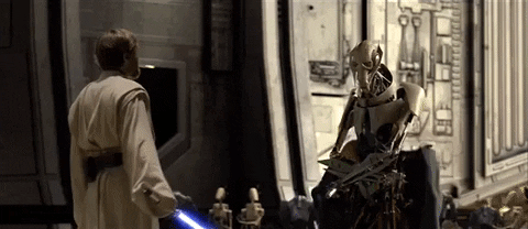 General Grievous Revenge Of The Sith Light Saber GIF