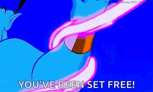 Genie Free Me Gif GIF