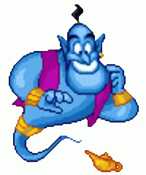 Genie Is From Inside The Lamp GIF