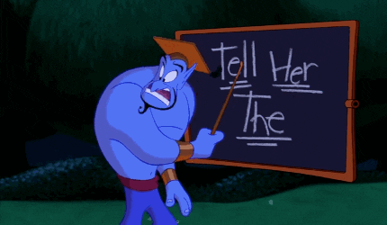 Genie Want To Tell Her The Truth GIF