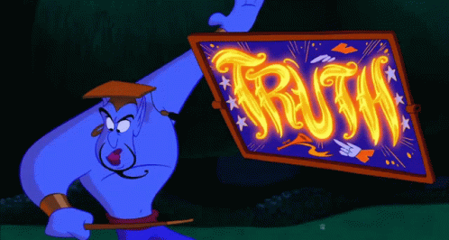 Genie Want To Tell The Truth GIF