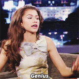 Genius Reaction Zendaya GIF