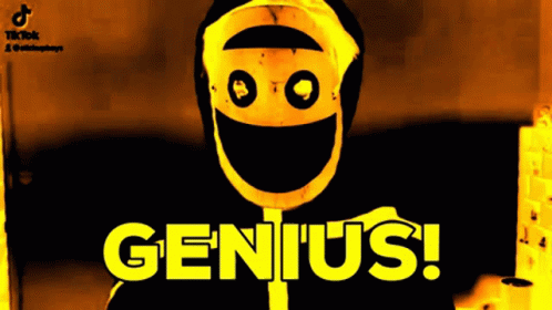 Genius Stick Up Boys Mask GIF