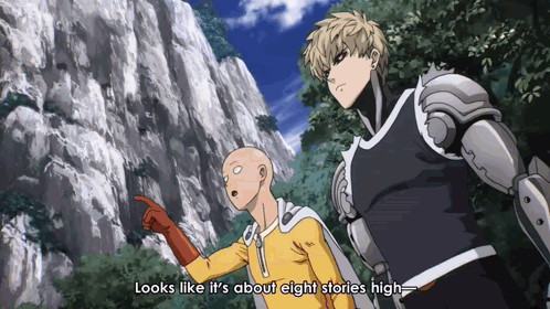 Genos Fire Explosion GIF
