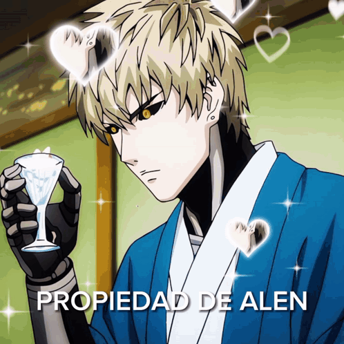 Genos Heart Edit GIF