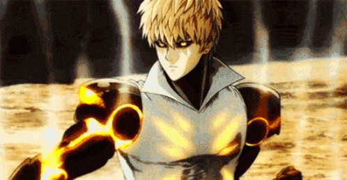 Genos Ready To Fight GIF