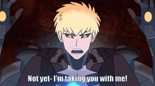 Genos Taking You With Me GIF