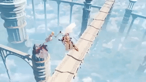 Genshin Aether Fight Scene GIF