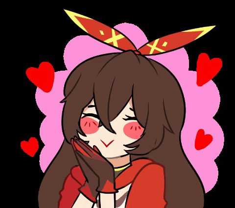 Genshin Amber Heart Flutter GIF