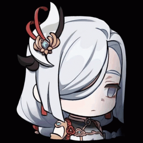 Genshin Sad Shenhe GIF