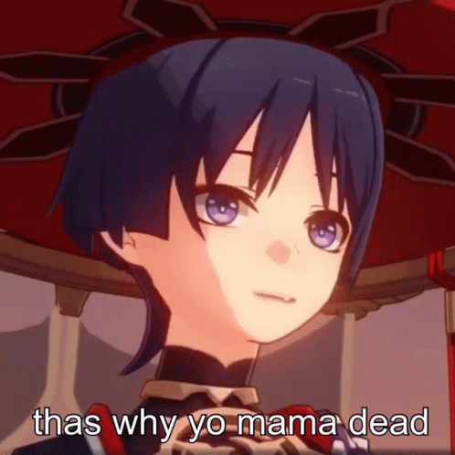 Genshin Scaramouche Thats Why Yo Mama Dead GIF
